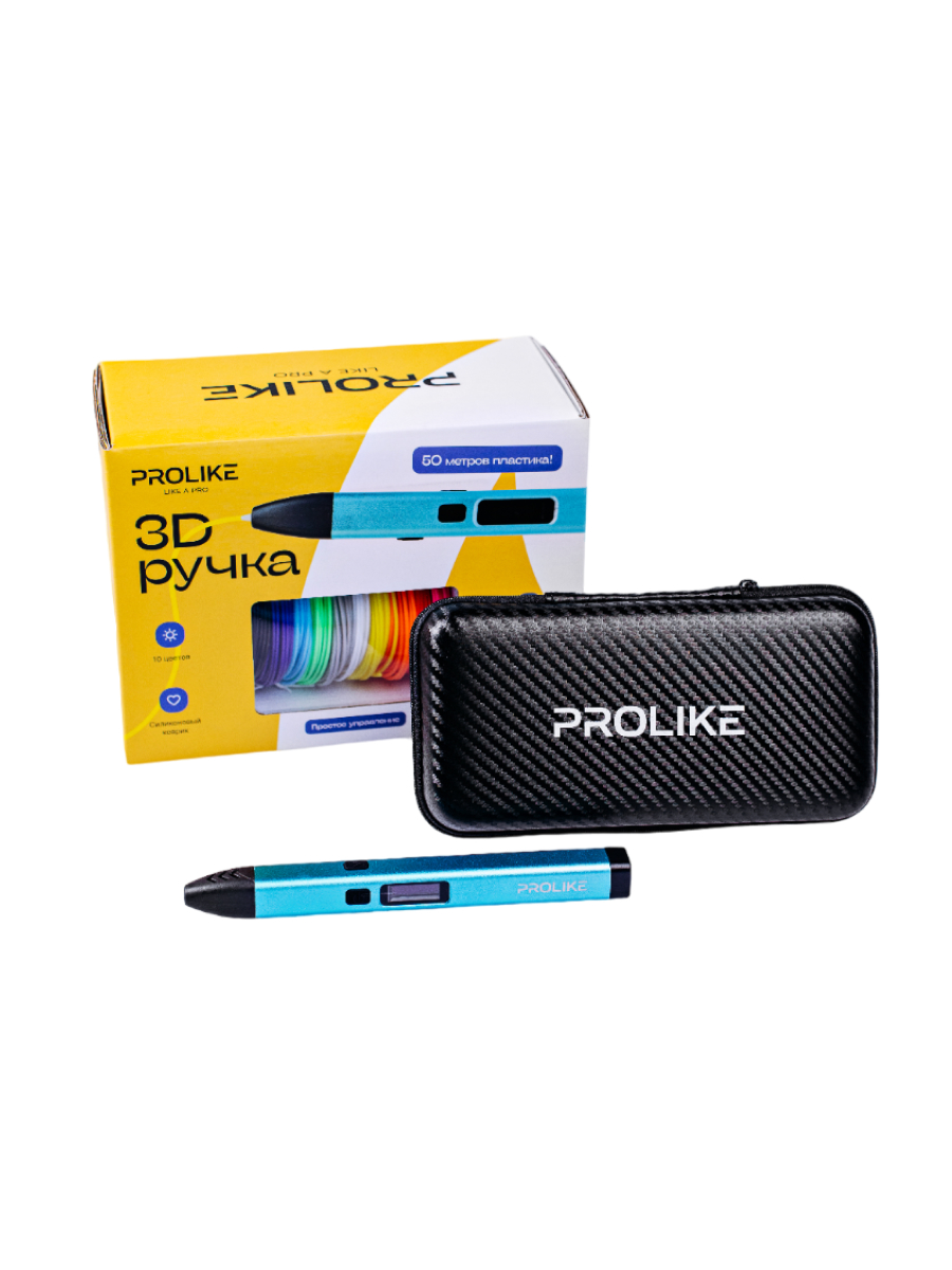 3D ручка Prolike с дисплеем, цвет голубой - купить по ценам бренда на  официальном сайте | Характеристики, отзывы и описания